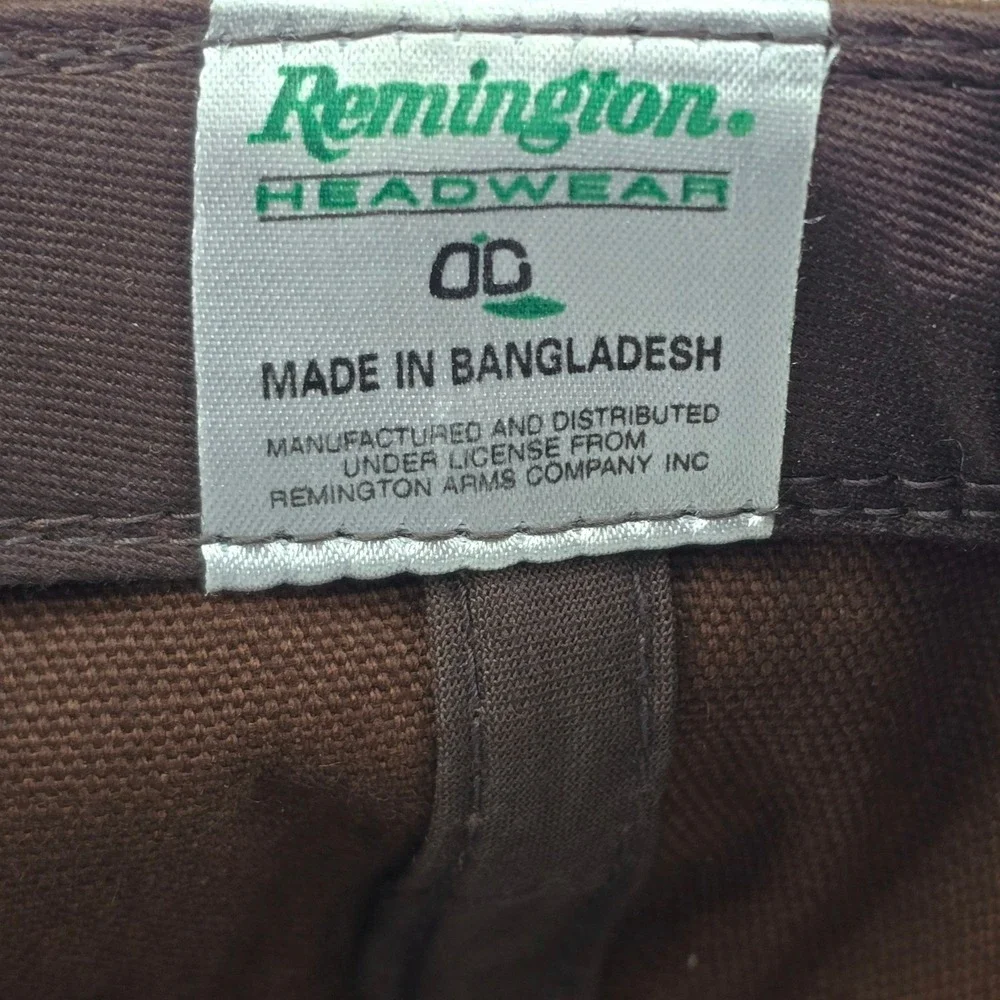 Remington Outdoor Cap Hat OSFM Brown Camo Embroidered Hunting Fishing Outdoor 2A